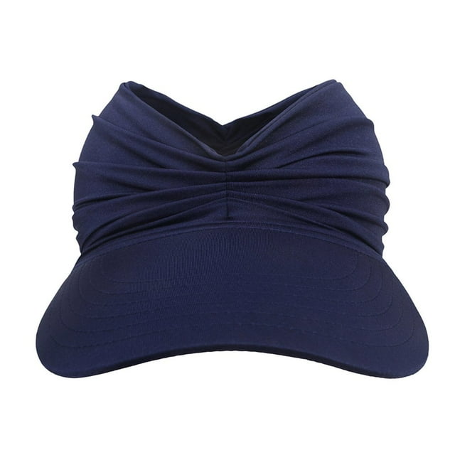 Sun Hat Pleats Sun Protection Ladies Foldable Anti Sun Cap for Vacation