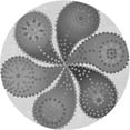 thumbnail image 1 of Ahgly Company Machine Washable Indoor Square Transitional Smokey Gray Area Rugs, 3' Square, 1 of 7