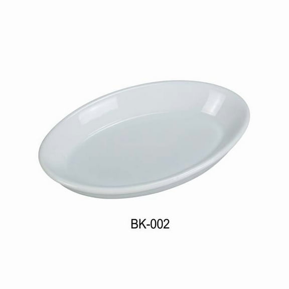 8 oz Porcelain Oval Baker, Super White - 8 oz - Pack of 36