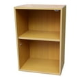 thumbnail image 2 of 35.5" Tall 2-Tier Wooden Adjustable Book Shelf, Natural finish, 2 of 2