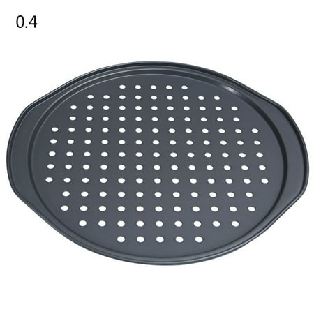 

FIARBIN Nonstick Baking Pizza Pan with Holes Carbon Steel Kitchen Cooking Tools Pancake Bakeware