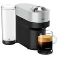Nespresso Vertuo Pop 19-Bar, 5-Cup Silver Compact Espresso Machine ...