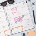 thumbnail image 3 of Blue Sky 2027 18 Month Large Print Monthly Planner Calendar, July 2026 - December 2027, 8" x 10", Monthly Layout, Flexible Cover, Durable Twin wire Binding, Laminated Tabs, Solid Black, 3 of 11