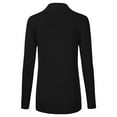 thumbnail image 3 of JJ Perfection Women's Solid Knit Open Front Cardigan With Pockets (Plus Size Available), 3 of 4