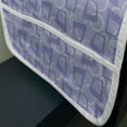 thumbnail image 3 of Modern Microwave Oven Cover, Pattern of Irregular Geometric Silhouettes, Water Resistant Organizer with Pockets for Kitchen, 36" x 12", Ceil Blue Lavender Blue, by Ambesonne, 3 of 4