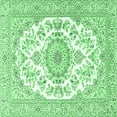 thumbnail image 1 of Ahgly Company Indoor Square Persian Emerald Green Traditional Area Rugs, 4' Square, 1 of 4