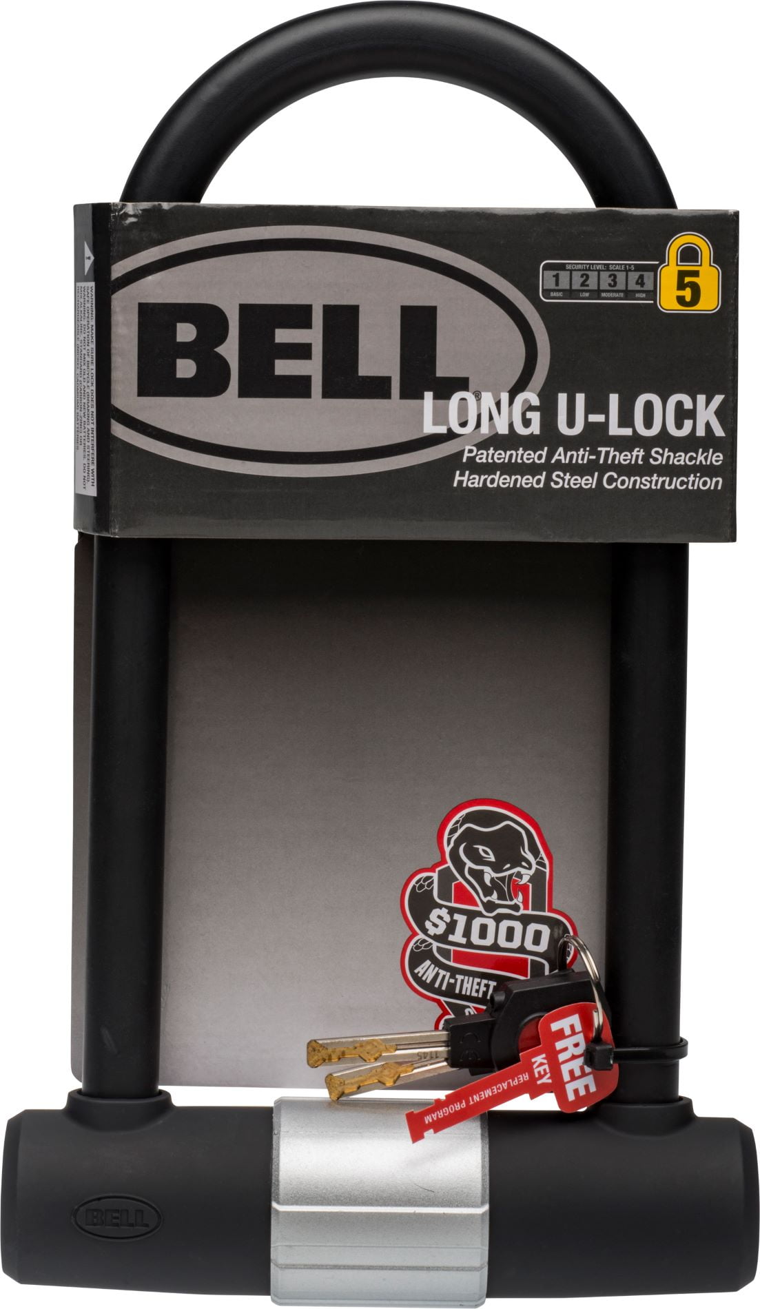 Details about   Bell U-Lock Bike Lock Security Level 4 Anti-Theft Shackle Hardened Steel NEW! 