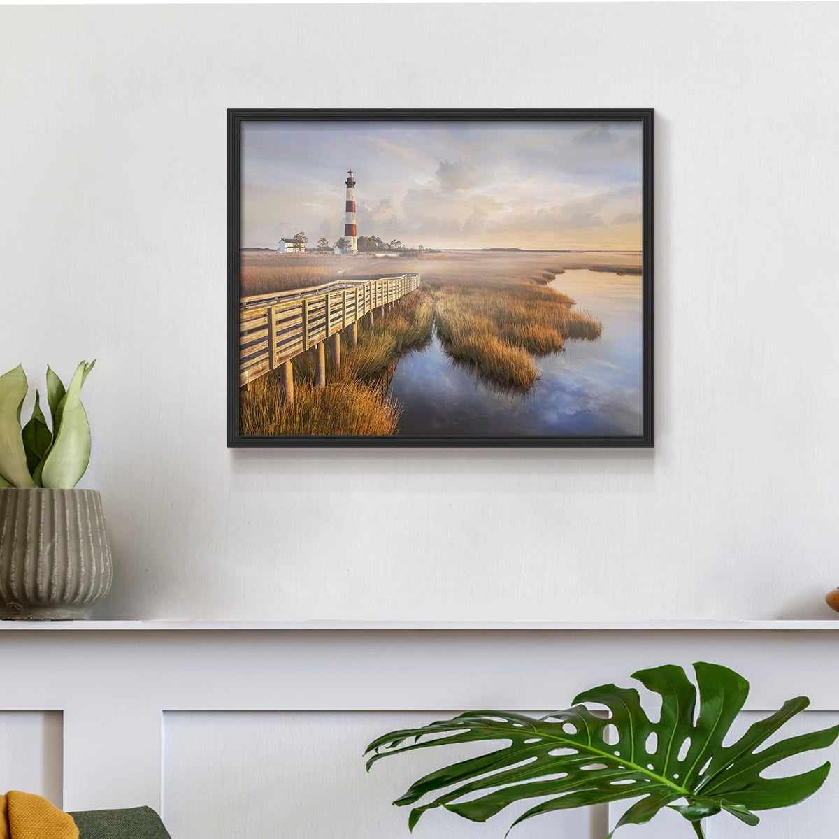 Private Path II by Mike Calascibetta - Restickable Framed Giclée Print