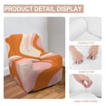 thumbnail image 5 of Abstract Orange Pink Swirl Pattern Single Sofa Cover Simple Anti-Cat Scratch All-Inclusive Elastic Dust Cover Universal In All Seasons, 5 of 5