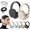 2pcsD, variant on Echosilence X Headphones, Inallseason Headphones, Memory Foam Ear Cups, Beats Over Ear Headphones, Head Phones Over The Ears, for Travel, Home Office, Sport, Game, Gym (Blue)