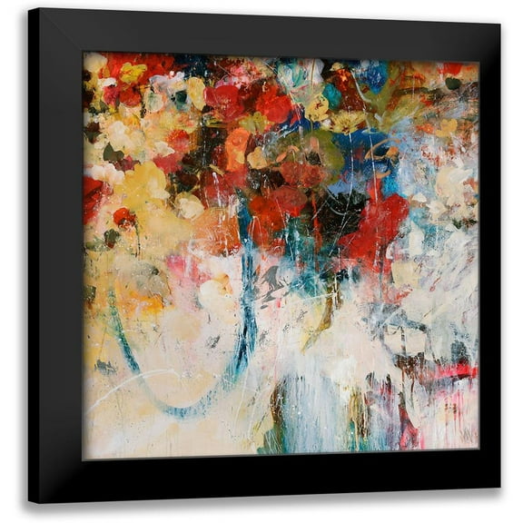 Maas, Jodi 12x12 Black Modern Framed Museum Art Print Titled - Bouquet Toss
