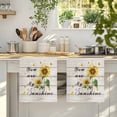 thumbnail image 4 of Sunflower Kitchen Towels Set of 3, Vintage Botanical Absorbent Dish Towels for Kitchen, Microfiber Hand Towel, Quick Drying Tea Towel for Cleaning Decorative Dishcloths Farmhouse Floral Wooden, 4 of 7