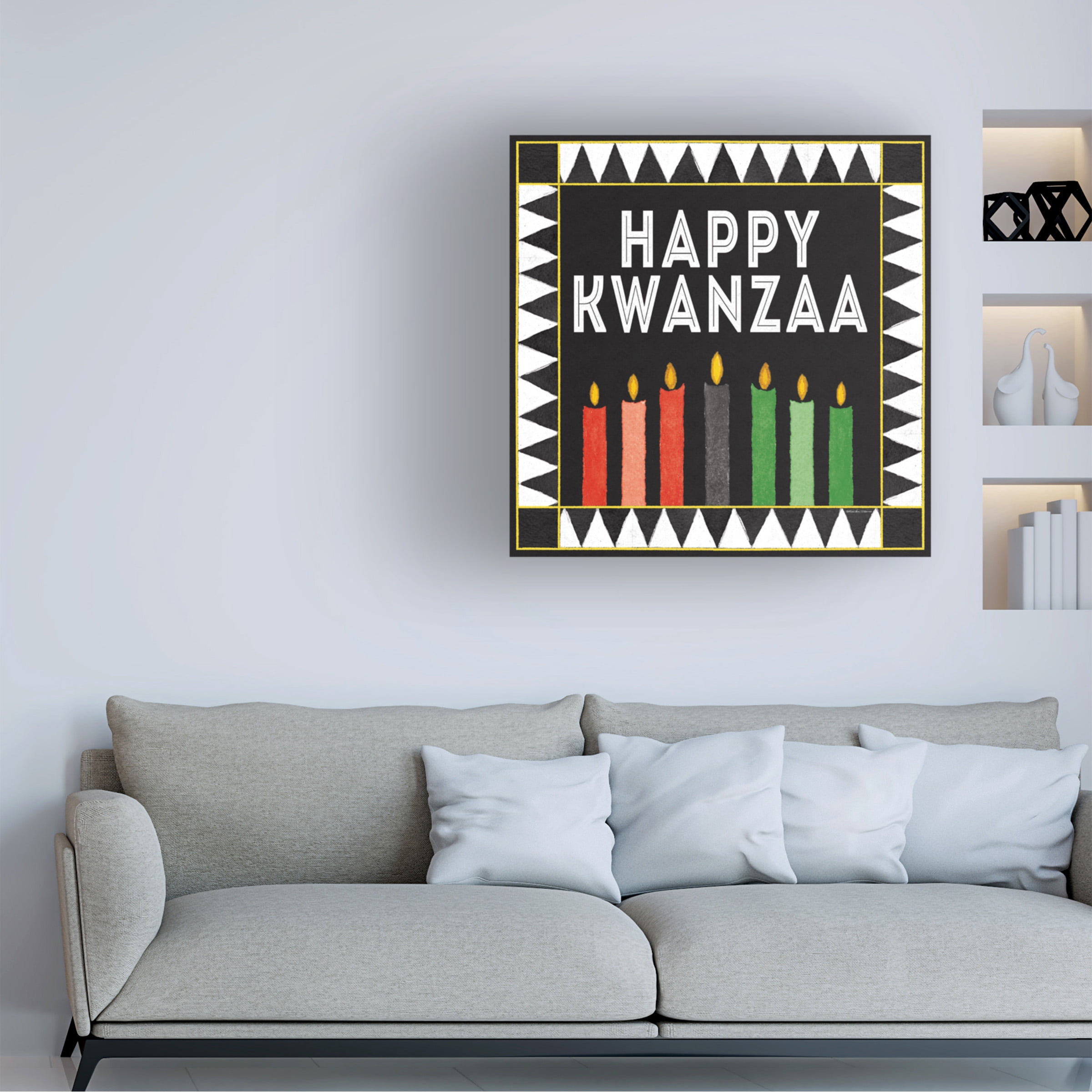 Kathleen Parr McKenna 'Happy Kwanzaa II' Canvas Art