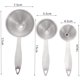 thumbnail image 2 of Embudo de acero inoxidable, mini embudo de acero inoxidable de 3 piezas, juego de embudo de cocina de acero inoxidable con asa y colador desmontable para transferencia de líquidos (plata) JFHHH pequeña, 2 of 5