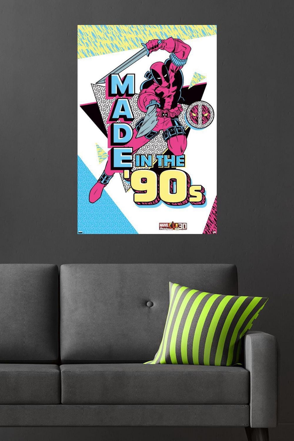 Marvel Comics Deadpool - Made In the 90's Wall Poster, 22.375" x 34"