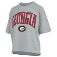 thumbnail image 2 of Women's Pressbox  Gray Georgia Bulldogs Nelson T-Shirt, 2 of 3