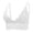 White, variant on Xijirk Women Wireless Lace Bralette with Double Thin Straps V Neck Floral Lace for Daily Loungewear,Red,S