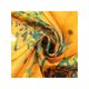 thumbnail image 4 of Inspire Chic Bufanda Cuadrada de Satén Impresa con Flores para Mujeres, Diadema de Seda con Flores, Bufandas para el Cuello 27.6"x27.6" Estilo-21, 4 of 6