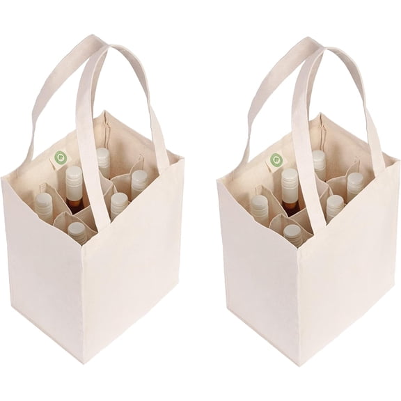 Canvas Wine Tote
