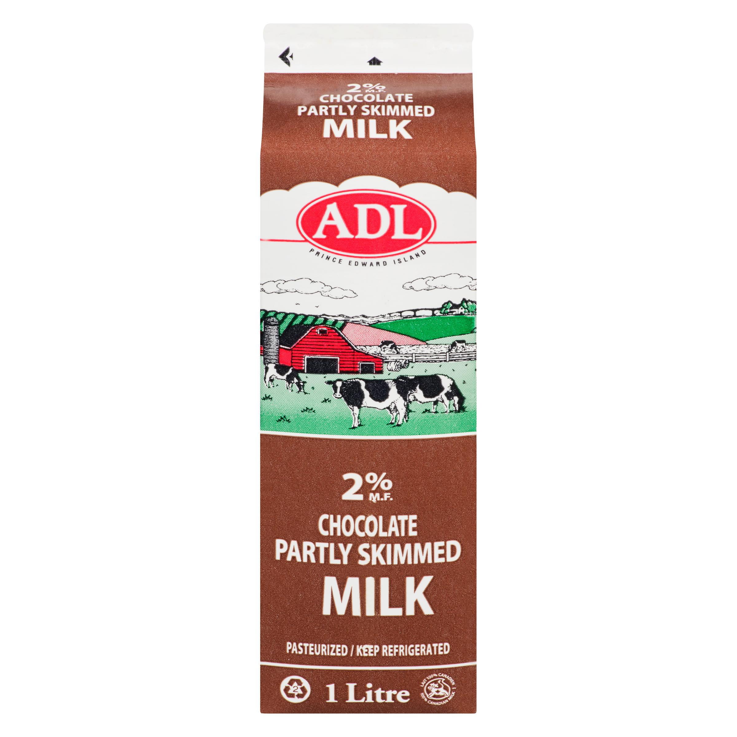 ADL 2% Chocolate Milk, ADL 2% Choc Milk Carton 1L