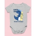 thumbnail image 3 of Surfer Dinosaur With Surfboard Bodysuit Infant -Image by Shutterstock,  24 Months, 3 of 4