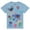 Lt Blue, variant on Disney Lilo and Stitch Girls Short Sleeve T-Shirt- Stitch Girls Tee Sizes 4-16 White