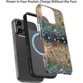 thumbnail image 3 of for iPhone 16 Pro Case Cute, Aesthetic Floral Embroidery Print Hobo Botanical Phone Case, Compatible with Magsafe, Trendy Retro Western Protective Slim Silicone Phone Cover for Women Girls, 3 of 6
