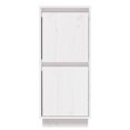 thumbnail image 3 of vidaXL Buffet Blanc 31.5x34x75 cm Pin Massif, 3 of 5