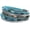 Boho Braid(Blue), variant on Leather Wrap Bracelet for Women, Boho Leopard Multi-Layer Crystal Beads Cuff Jewelry Gift