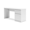 thumbnail image 3 of Signature Design by Ashley Onita 60" Home Office Desk, White, 3 of 9