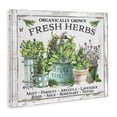thumbnail image 3 of Stupell Industries Cottage Organic Fresh Herbs Canvas Art, 30 x 24, by Creatif Belle, 3 of 8