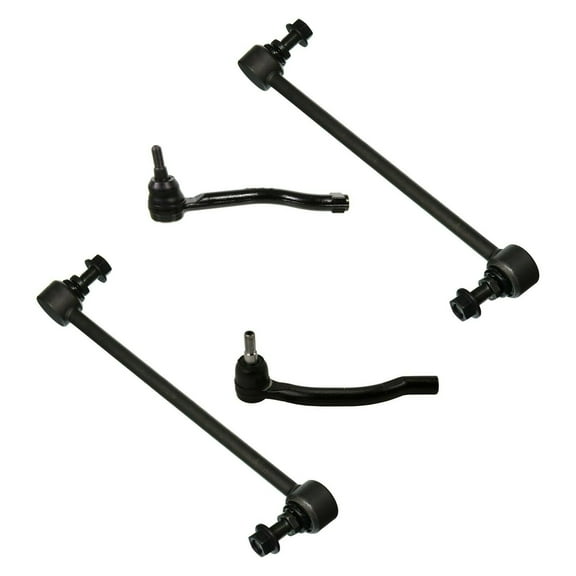 4 Pcs Front Suspension Kit Sway Bar End Link Driver and Passenger Side, Outer Tie Rod End Fits select: 2007-2013 NISSAN ALTIMA