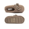 thumbnail image 6 of Jessica Simpson Womens Plush Marshmallow Slide On House Slipper Clog with Memory Foam, 6 of 9