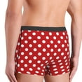 thumbnail image 5 of Bingfone Red Polka Dot Men'S Underwear - Casual Stretch Boxer Briefs-Xx-Large, 5 of 9