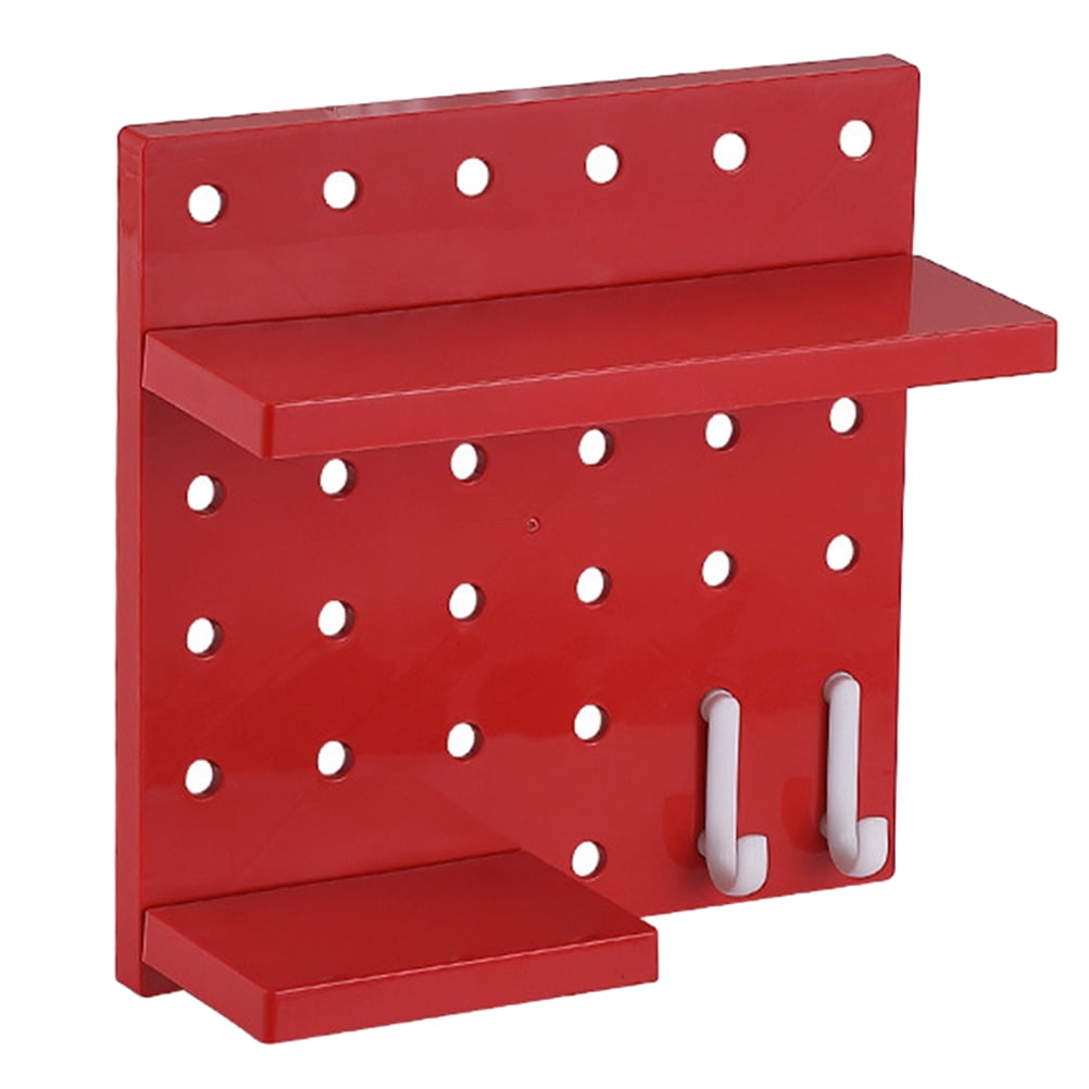1 Set Kitchen Pegboard Rack Wallmounted Storage Rack Kitchen Tools