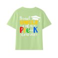 thumbnail image 4 of gjutow Toddler Girl Boy Clothes Unisex Toddler Clothes Boys Girls Short Sleeve T-Shirt Summer Cute Print Round Neck Tops Graphic Tee 9-10 Years Green, 4 of 5