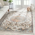 thumbnail image 1 of Well Woven JIRA Bohemian Vintage Pastel Oriental Medallion Pattern Area Rug, 1 of 8