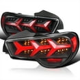 thumbnail image 1 of Spec-D Tuning Black LED Tail Brake Lights + Sequential LED Signal Compatible with 2013-2016 Scion FR-S , 2013-2016 Subaru BRZ , Left + Right Pair Assembly, 1 of 5