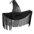 thumbnail image 3 of Witch Hats for Women, Adult Witches Wizard Halloween Cosplay Accessories, Cute Foldable Pointed Witches Hat, 3 of 6