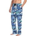 thumbnail image 4 of GZHJMY Shark Pajama Pants for Men, Lounge Pants Lightweight Men Pajama Bottoms with Drawstring Pockets, Christmas New Year Birthday Gifts, X-Large, 4 of 6