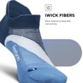 thumbnail image 5 of Feetures Elite Light Cushion No Show Tab Ankle Socks - Sport Sock with Targeted Compression - Blue Wave , X-Large (1 Pair), 5 of 7