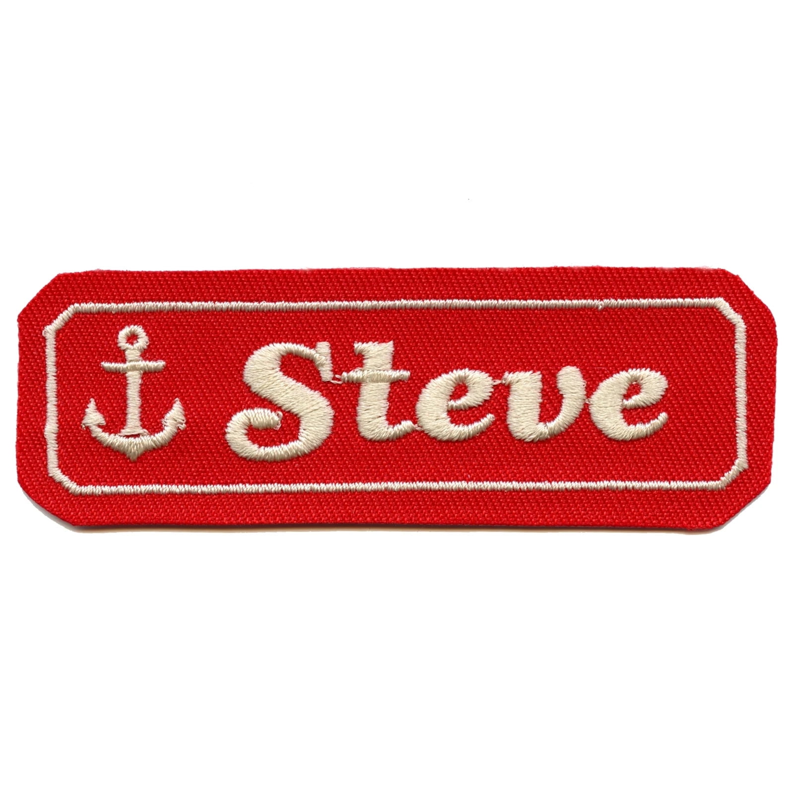 Scoops Ahoy Ice Cream Parlor Steve Name Tag Logo Iron On Costume Patch