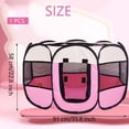 thumbnail image 2 of Corral Portátil Plegable para Mascotas, Casa de Mascotas de 58 Cm de Altura x 91 Cm de Largo Corralito para Cachorros Impermeable de Tela Oxford, Interiores y Exteriores Seguro Resistente (Gris), 2 of 7