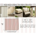 thumbnail image 6 of Outdoor Waterproof Taffeta Fabric By 5 Yard - Soimoi Stripe Print Pink | UV Resistant | Ideal for Cushion Covers, Raincoats, Shower Curtains & More | 56" Width, 6 of 7