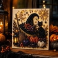 thumbnail image 6 of DIY Halloween Black Cat Pearl Painting Kit, Witch Hat Pumpkin Cobweb Full Drill Bead Art, 7.87 x 7.87 Inch Handmade Halloween Wall Decor for Home, Beginners and Adults, 6 of 6