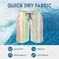 thumbnail image 5 of JRXY Classic Retro Stripes Men's Summer Boardshorts Beach Shorts 3Xl, 5 of 7