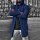 thumbnail image 5 of Suéter de cuello alto con capucha de color sólido para hombre, cárdigan de estilo europeo y americano para otoño e invierno, suéter para hombre, 5 of 5