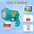thumbnail image 2 of Bubble Guns Eaglestone, 2 paquetes con luz LED para niños de 4 a 8 años, 2 of 9