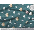 thumbnail image 3 of Soimoi Velvet Fabric Sweet Cat Kids Decor Fabric Printed Yard 58 Inch Wide, 3 of 3