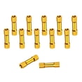 thumbnail image 1 of 12 Pcs M3 x 23mm Columna de espaciador doble cabeza de aluminio estriado para dron FPV, avión RC, coche de carreras, simracing, dorado, 1 of 6